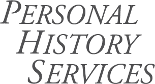 PERSONAL   HISTORY   SERVICES